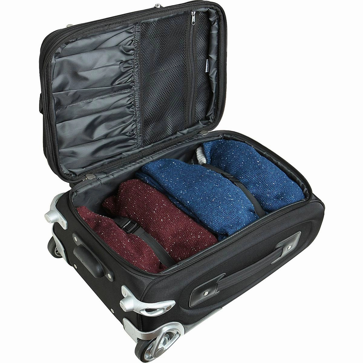 Mojo Sports Luggage 21In 2 Wheeled Carry On - Afc East