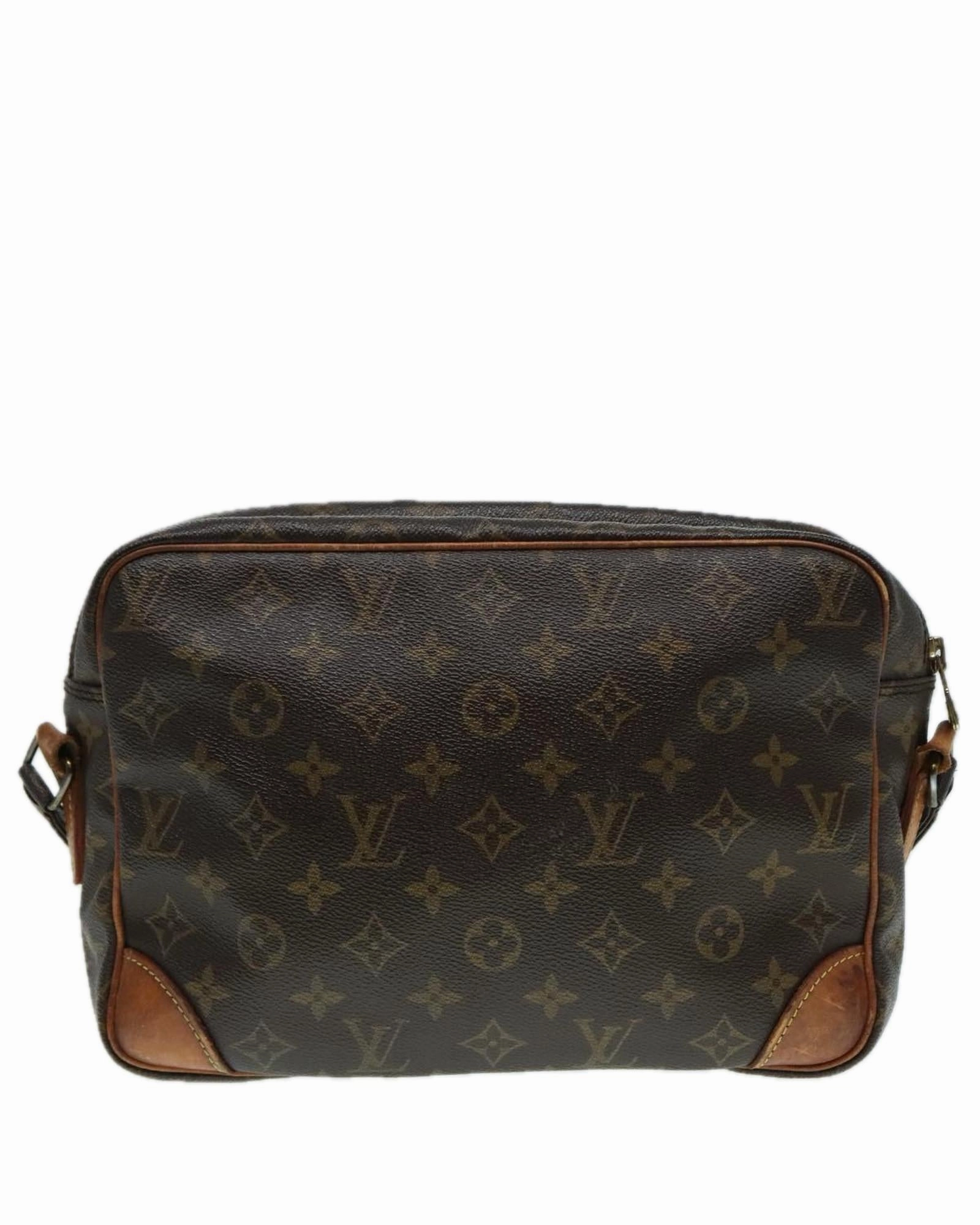 Monogram Canvas Nile Shoulder Bag with Double Compartments