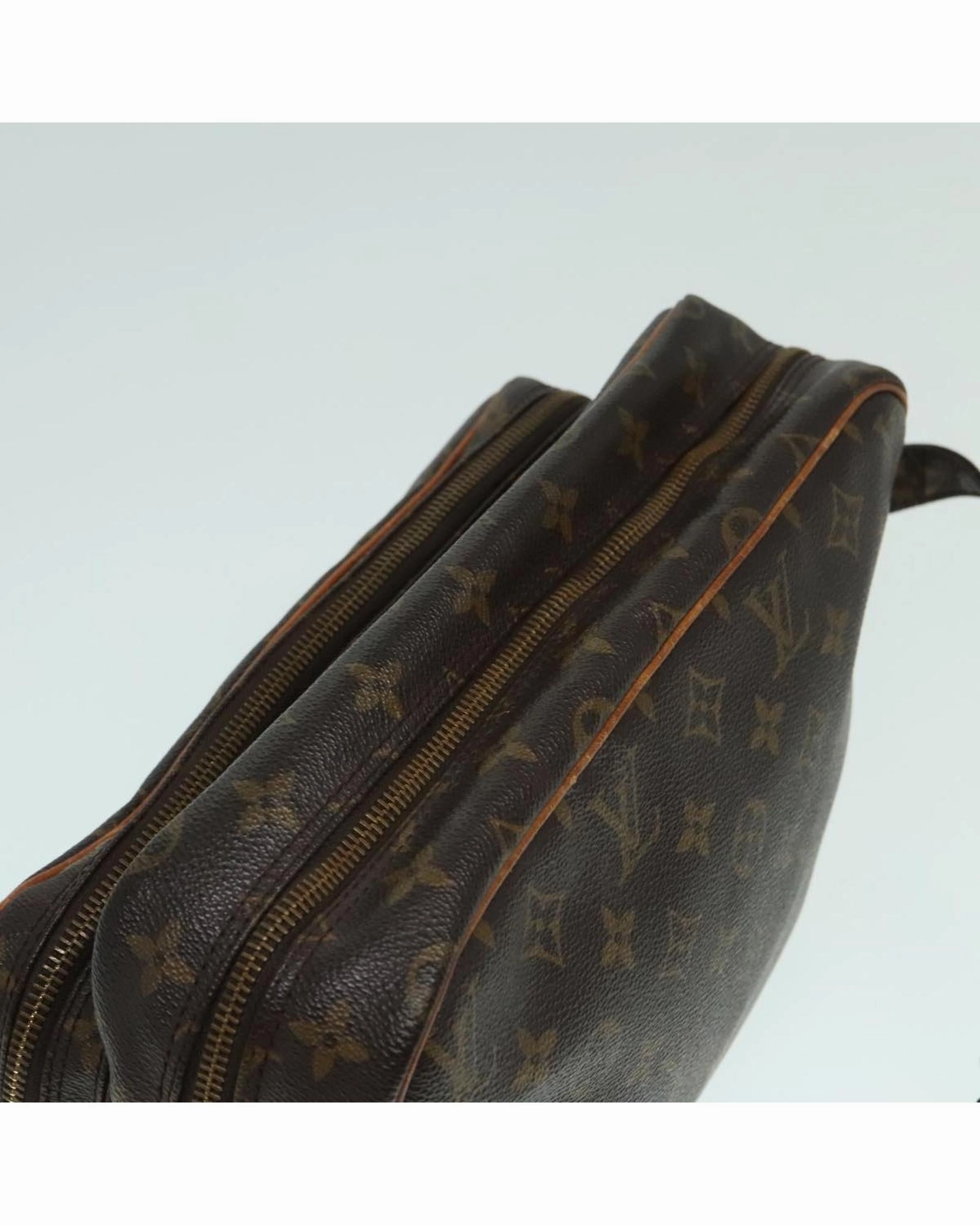 Monogram Canvas Nile Shoulder Bag with Double Compartments
