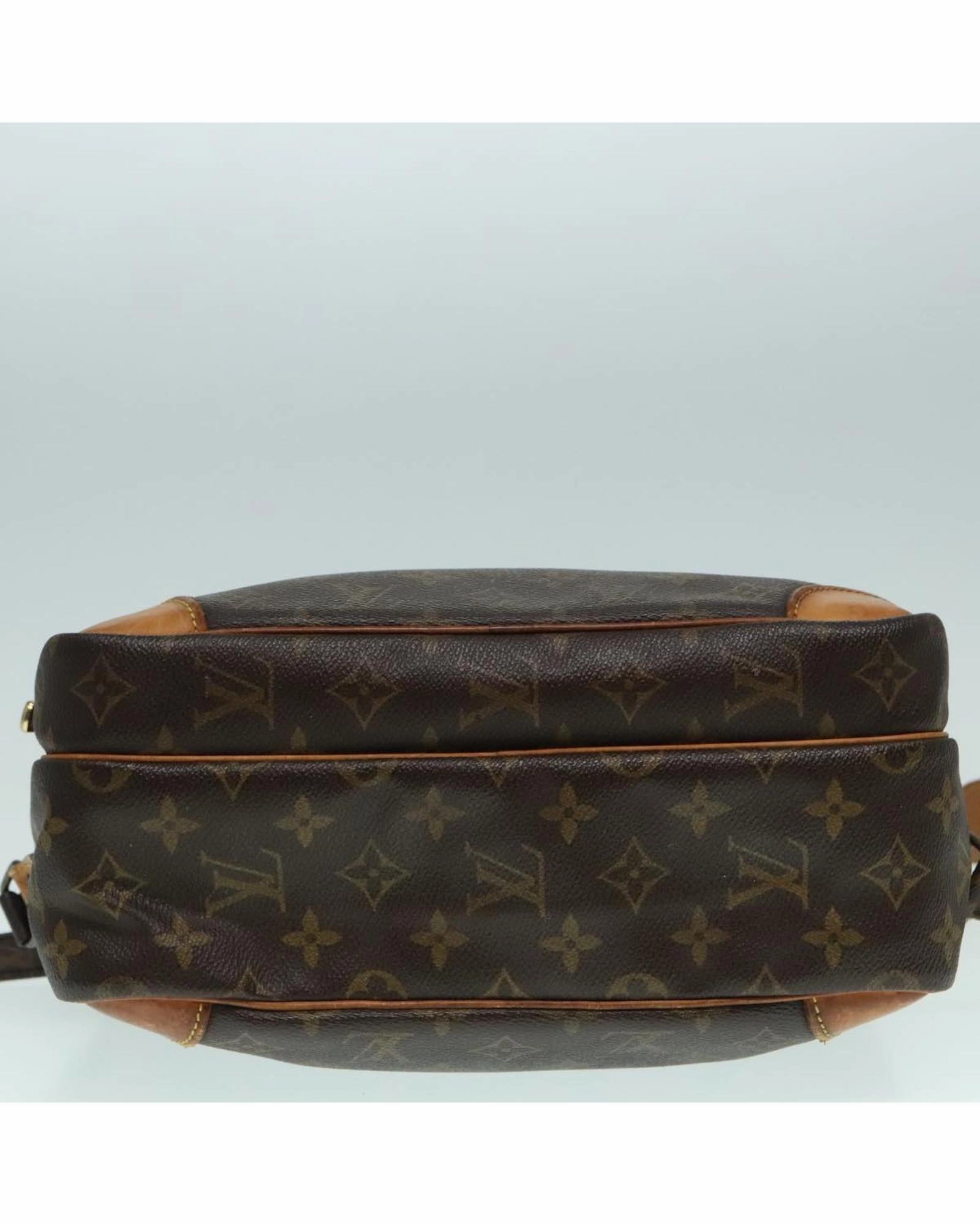 Monogram Canvas Nile Shoulder Bag with Double Compartments