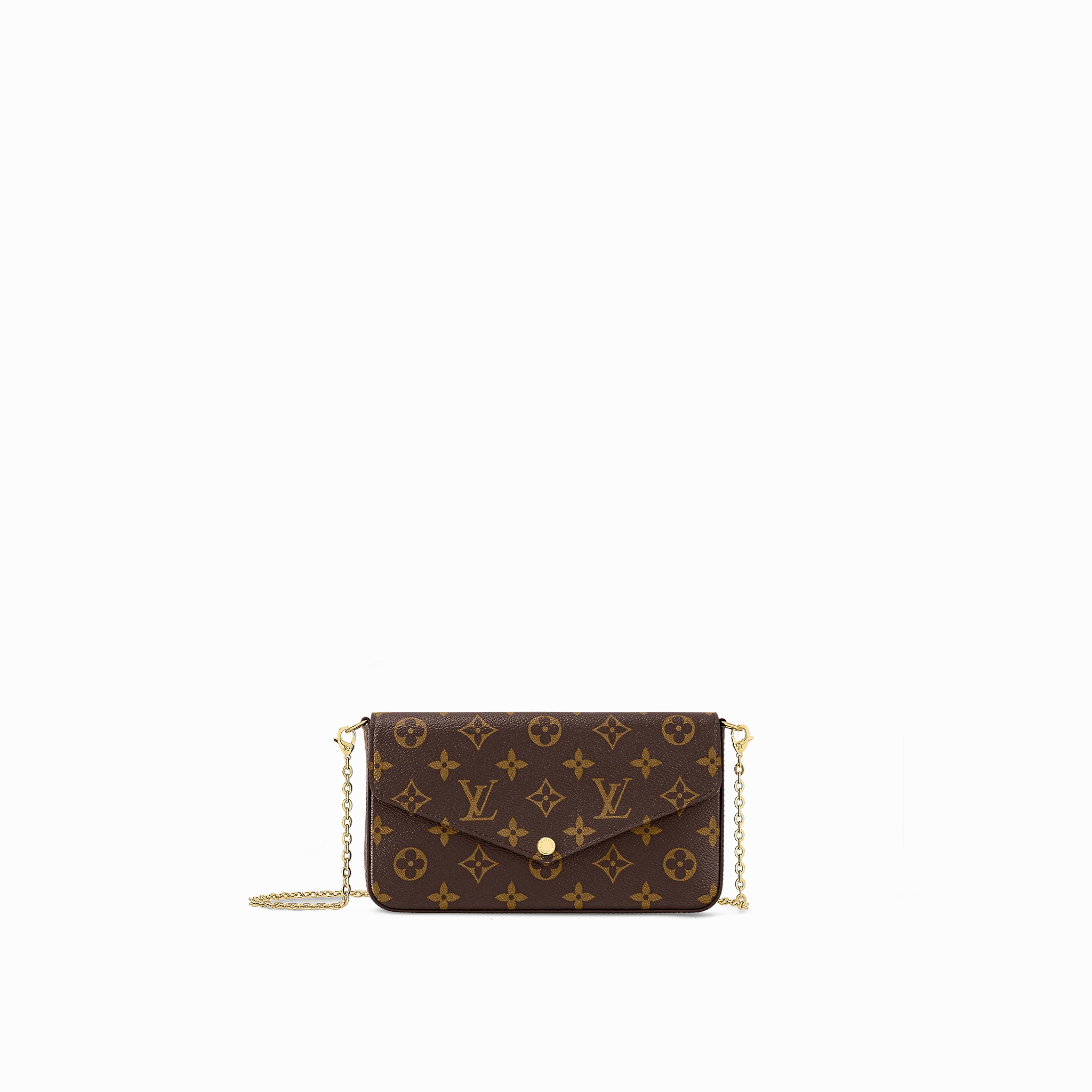 Monogram Flicie Pochette Leather Crossbody Bag for Women