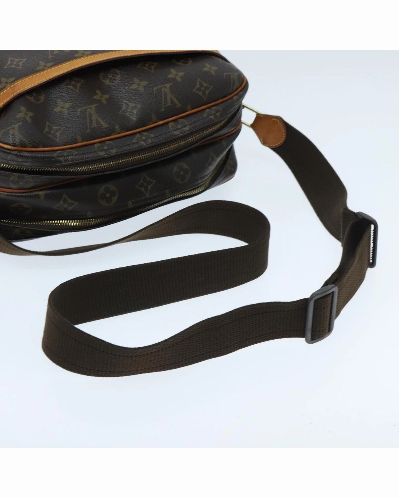 Monogram Reporter PM Shoulder Bag with  Design