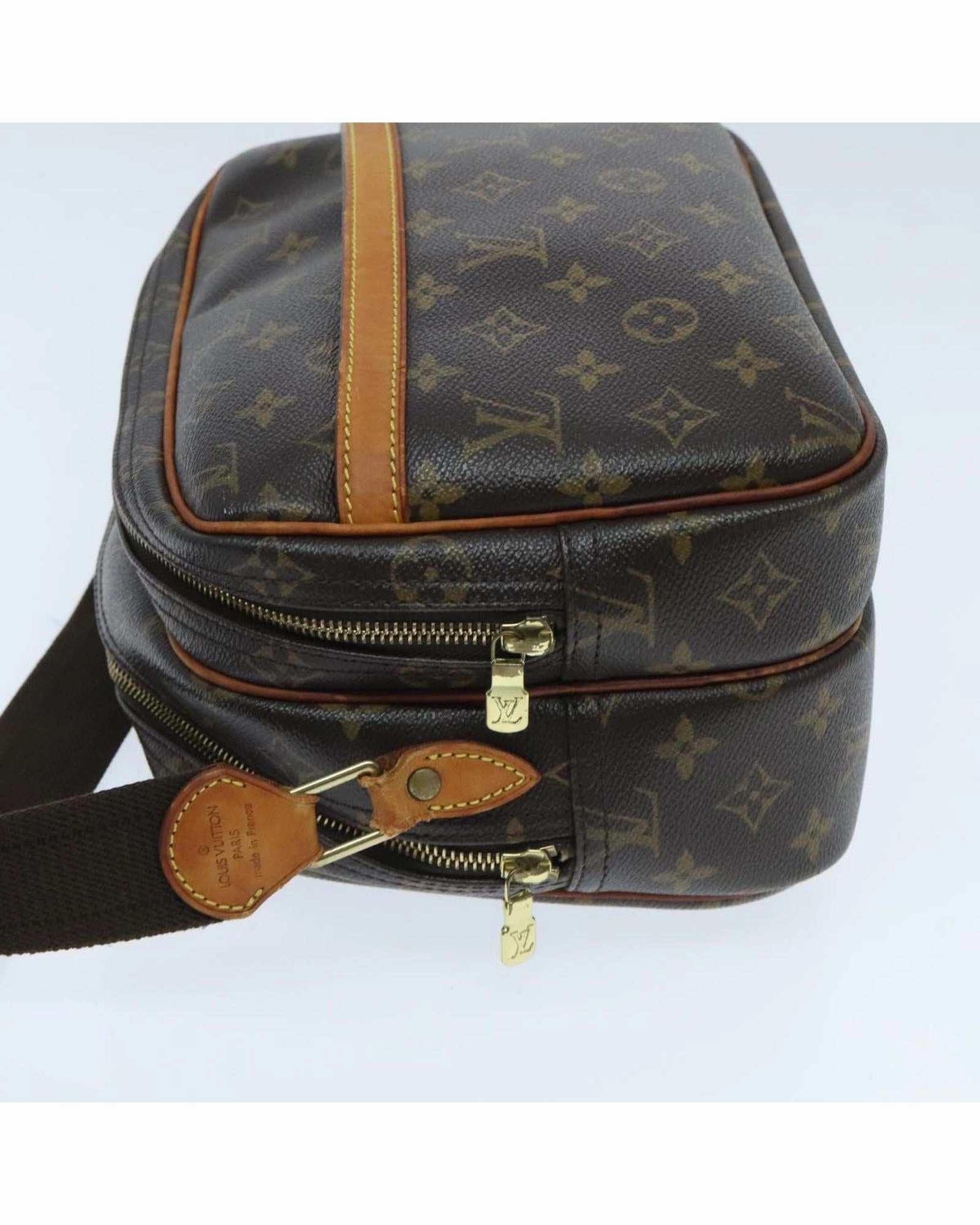 Monogram Reporter PM Shoulder Bag with  Design