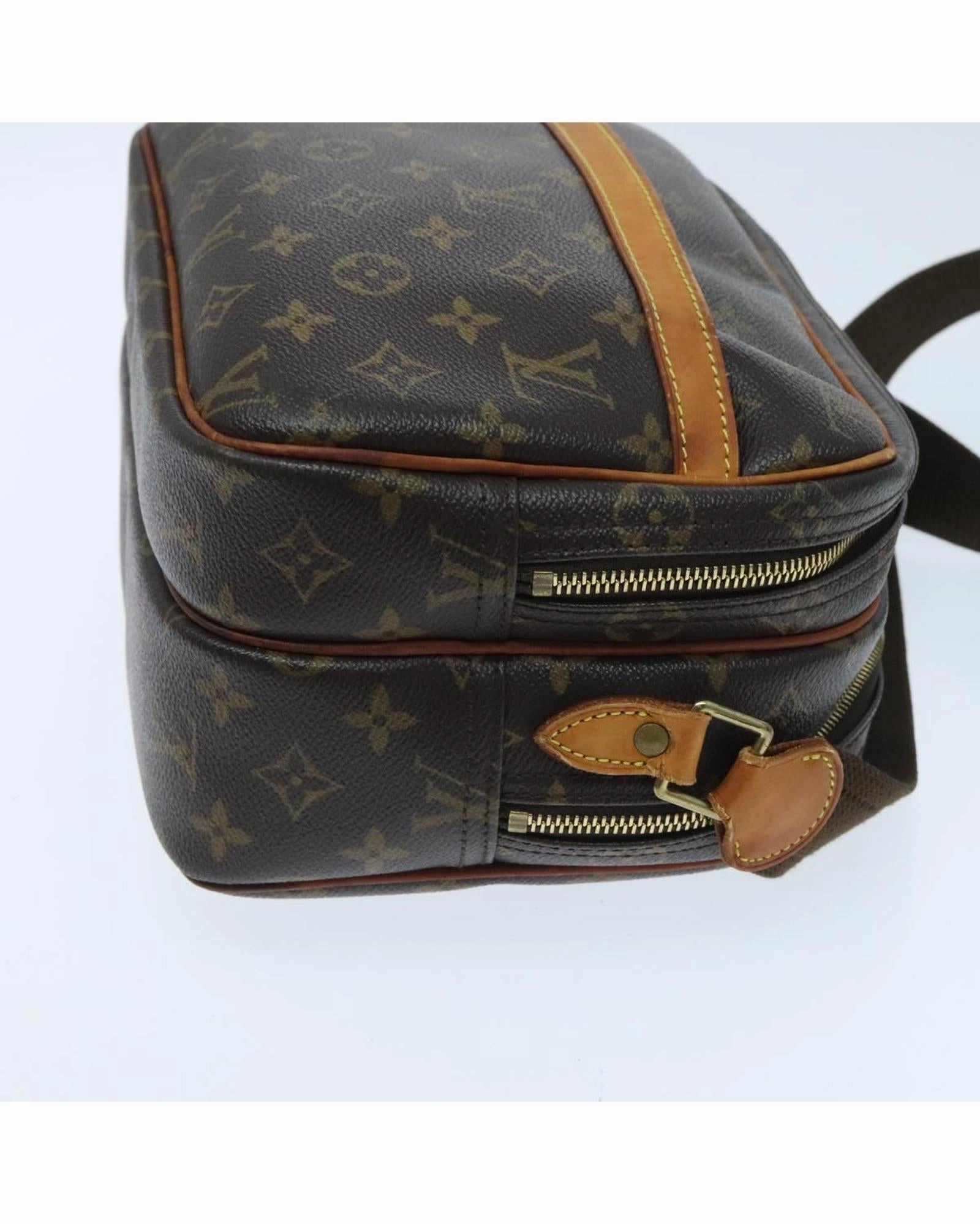 Monogram Reporter PM Shoulder Bag with  Design
