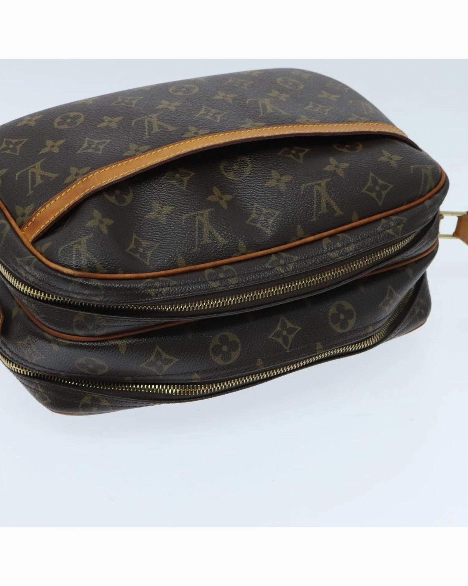 Monogram Reporter PM Shoulder Bag with  Design