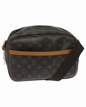 Monogram Reporter PM Shoulder Bag with  Design