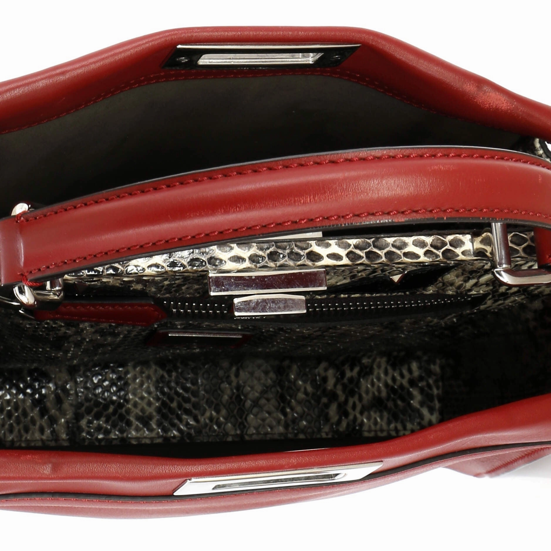 Monster Peekaboo Bag Calfskin and Python Large