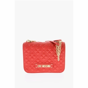 Moschino LOVE quilted faux leather shoulder bag