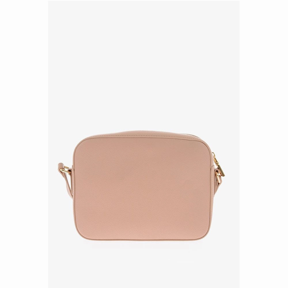 Moschino LOVE Textured Faux Leather Camera Bag with Maxi Pocket