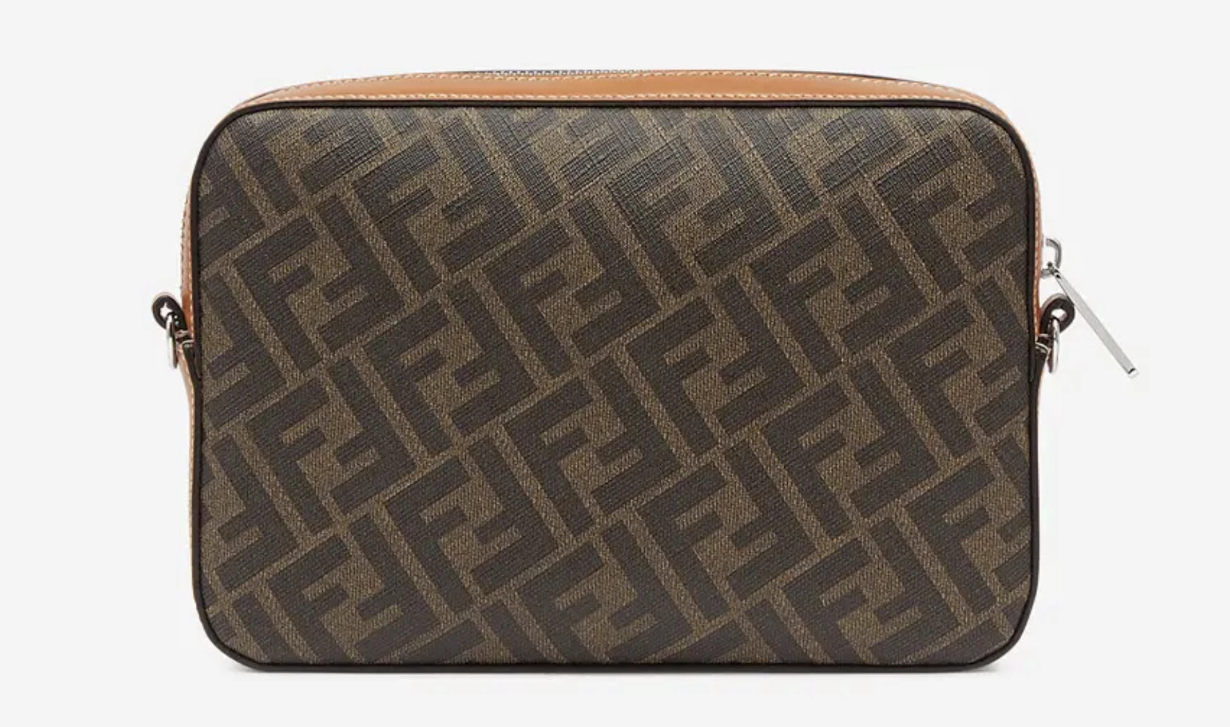Multicolor Fabric and Leather Medium Camera Case Crossbody Bag
