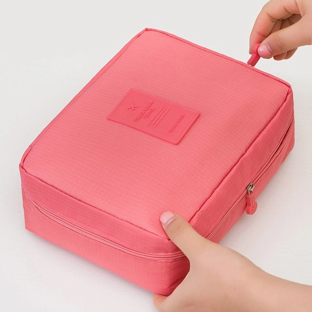 Multifunction Man Women Makeup bag nylon Cosmetic bag beauty Case Make Up Organizer Toiletry bag kits Storage Travel Wash pouch