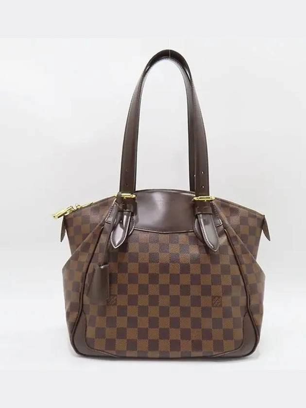 N41119 Damier Eben Canvas Verona GM Shoulder Bag