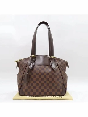 N41119 Damier Eben Canvas Verona GM Shoulder Bag