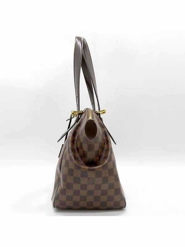 N41119 Damier Eben Canvas Verona GM Shoulder Bag