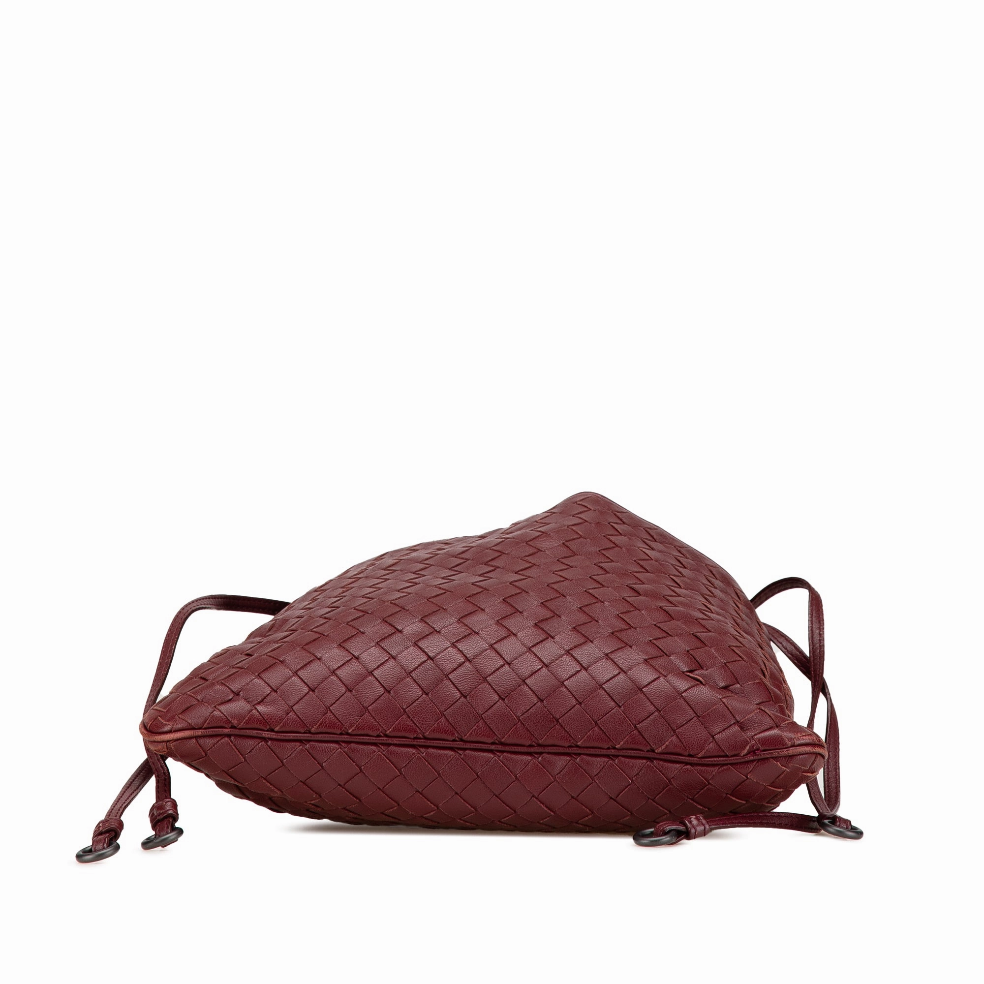 Nappa Intrecciato Drawstring Crossbody