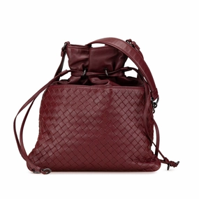 Nappa Intrecciato Drawstring Crossbody