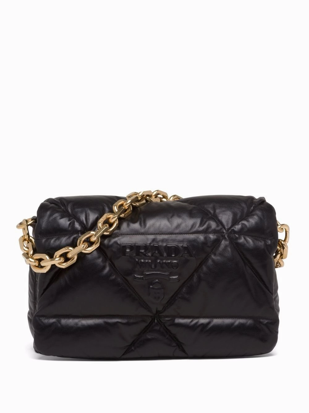 Nappa shoulder bag