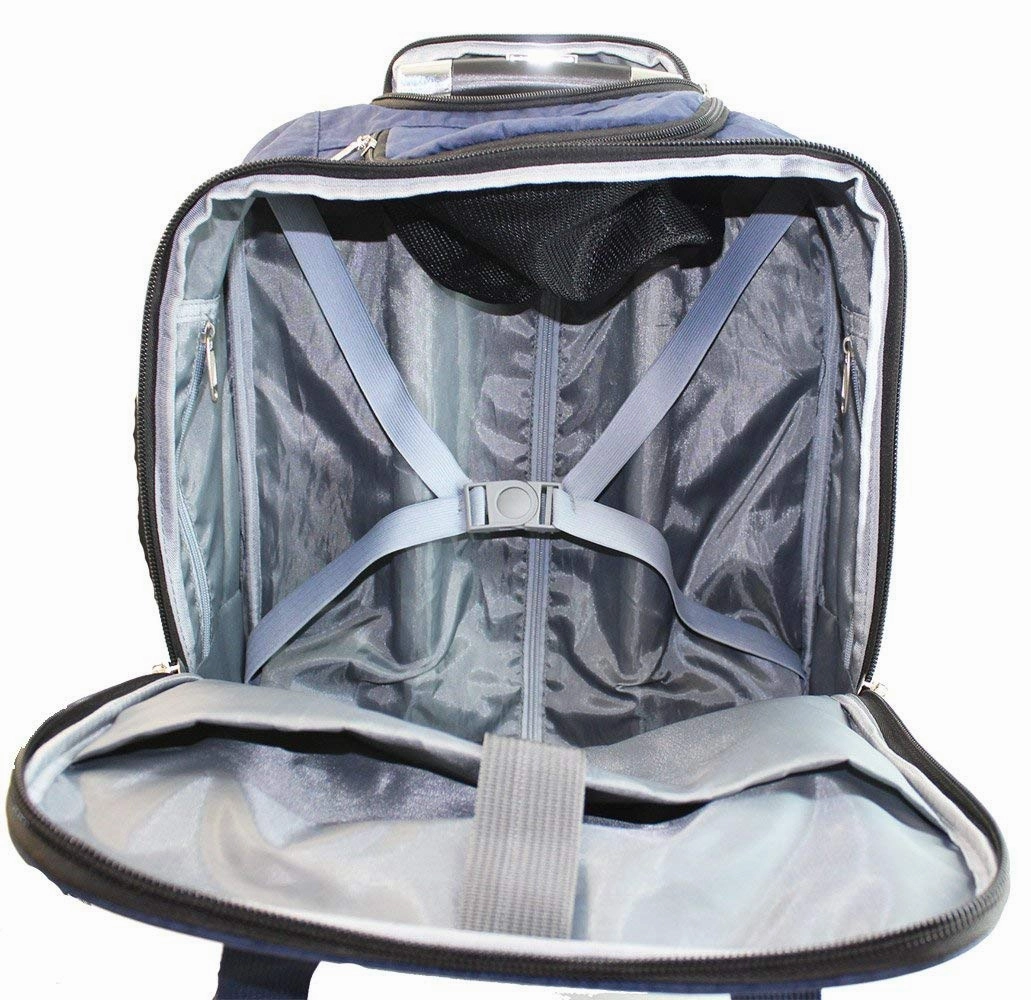 New BoardingBlue Allegiant Air Rolling Free Personal item Under Seat (Navy)