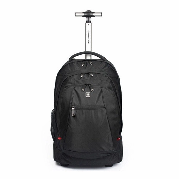 New Business Rolling Luggage Spinner Backpack Shoulder Travel Bag Casters Trolley Carry On Wheels