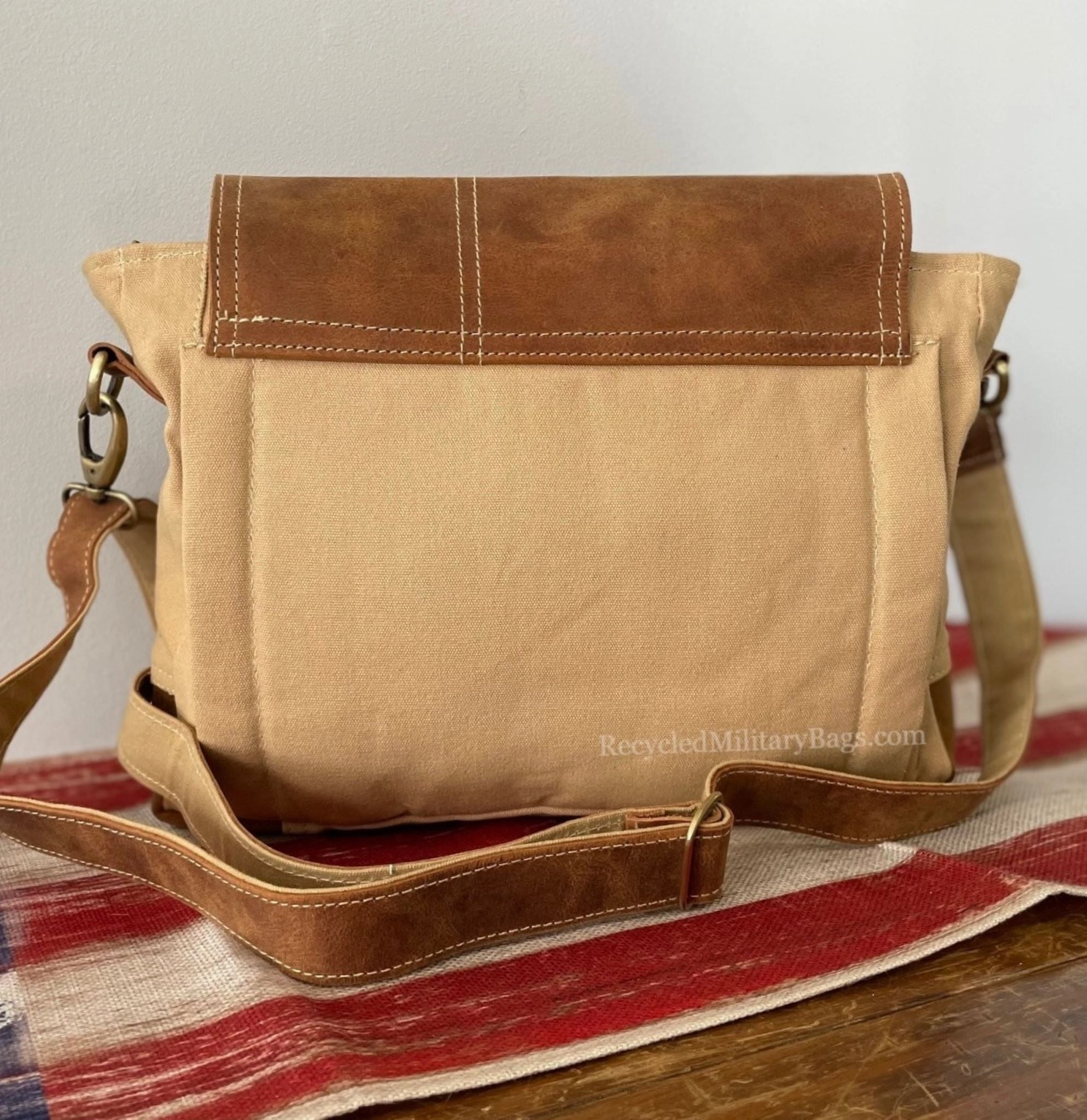 NEW! Concealed Carry Canvas Sustainable Bag Crossbody CCW Purse with Dual Access