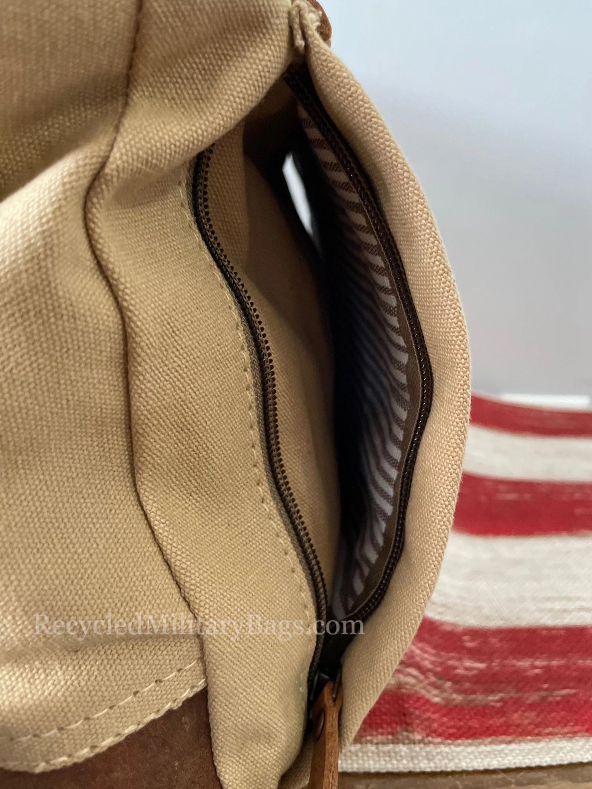 NEW! Concealed Carry Canvas Sustainable Bag Crossbody CCW Purse with Dual Access