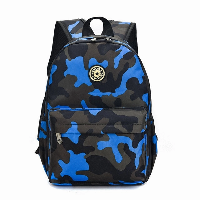 New Kids Backpacks Cartoon Camouflage Printed School Bags for Kindergarten Girls Boys Children travel Bags Nursery Bag small/big