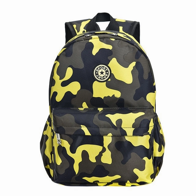 New Kids Backpacks Cartoon Camouflage Printed School Bags for Kindergarten Girls Boys Children travel Bags Nursery Bag small/big