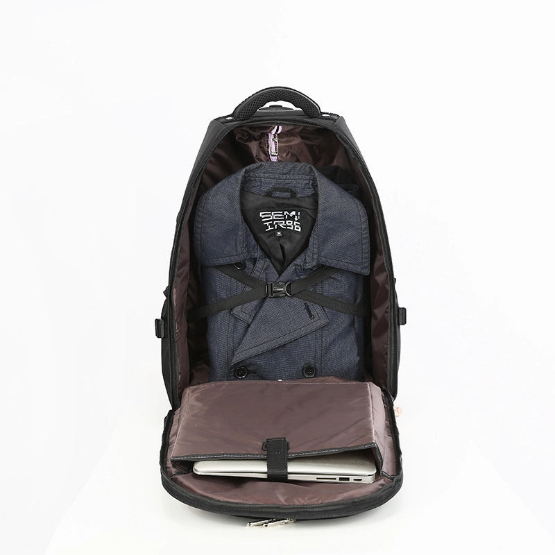New Men Business Light Travel Trolley Backpack Rolling Luggage Casters Trolley Carry On Suitcase