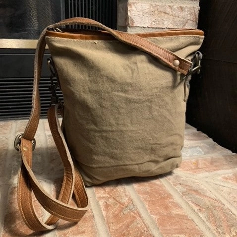 NEW! Peace Love Dogs Sustainable Canvas Purse Crossbody Bag