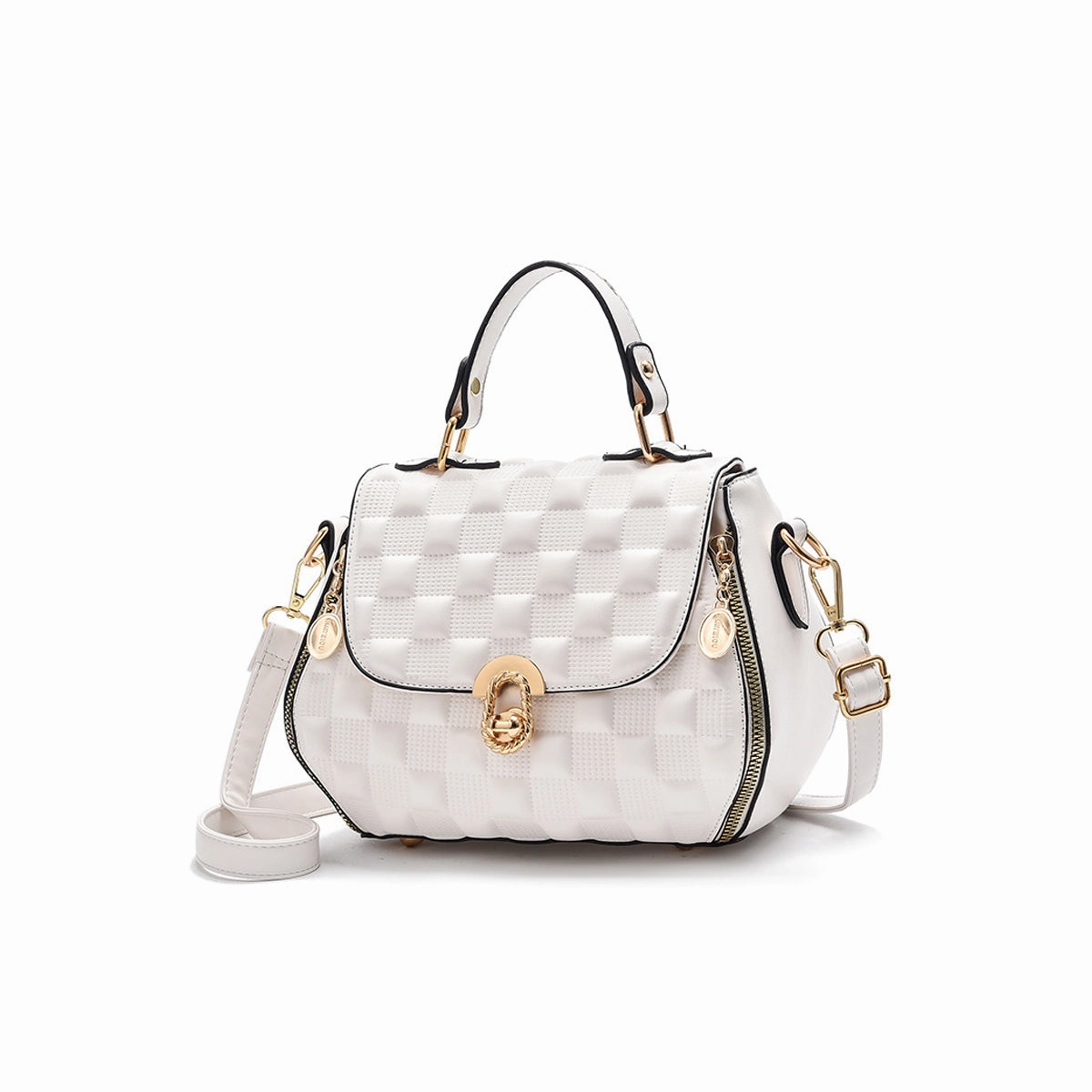 New Simple Embroidered Thread Large Capacity Shoulder Bag