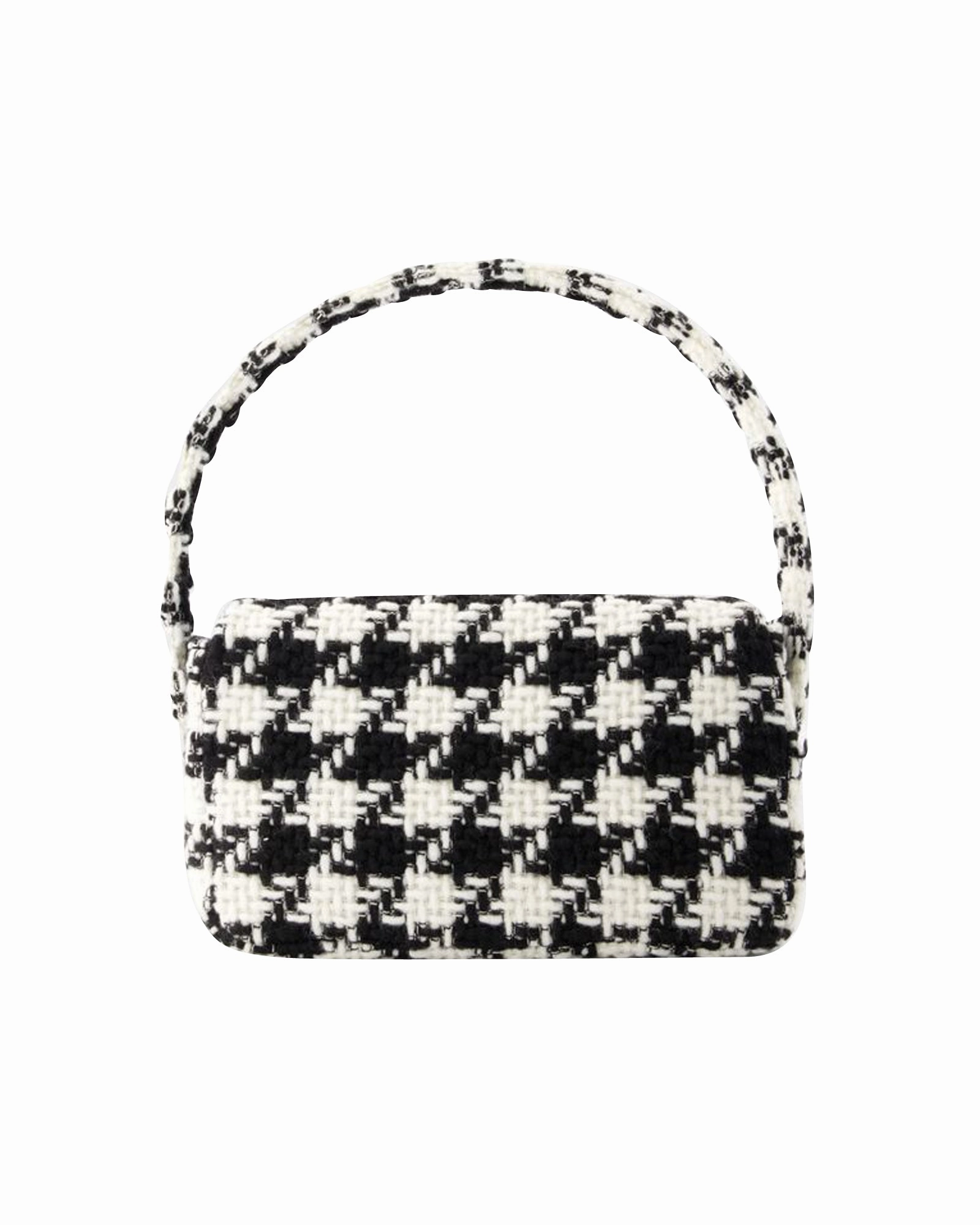 Nico Hobo Bag - Anine Bing - Cotton - Black/White
