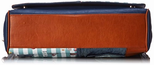 Nicole Lee Messenger Bag With 15 Inch Laptop Compartment, Doll House Mint, One Size