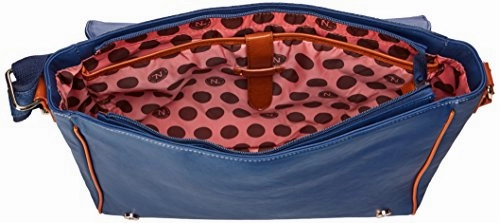 Nicole Lee Messenger Bag With 15 Inch Laptop Compartment, Doll House Mint, One Size
