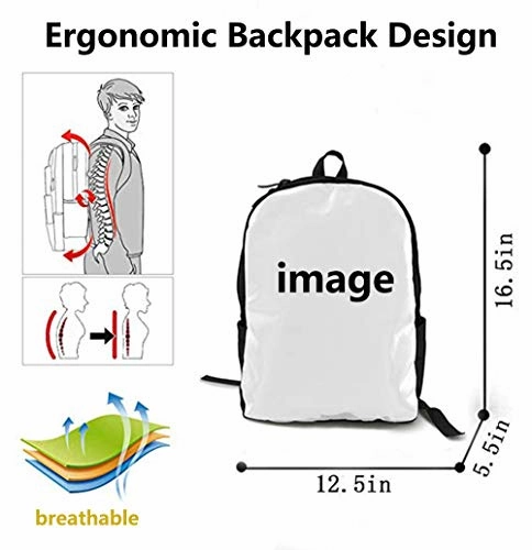 NiYoung Unisex Fashion Lightweight School College Backpack Casual Daypack Travel Business Outdoor Laptop Backpack with Side Pockets (Chicago City Tornado Storm Weather Pattern)