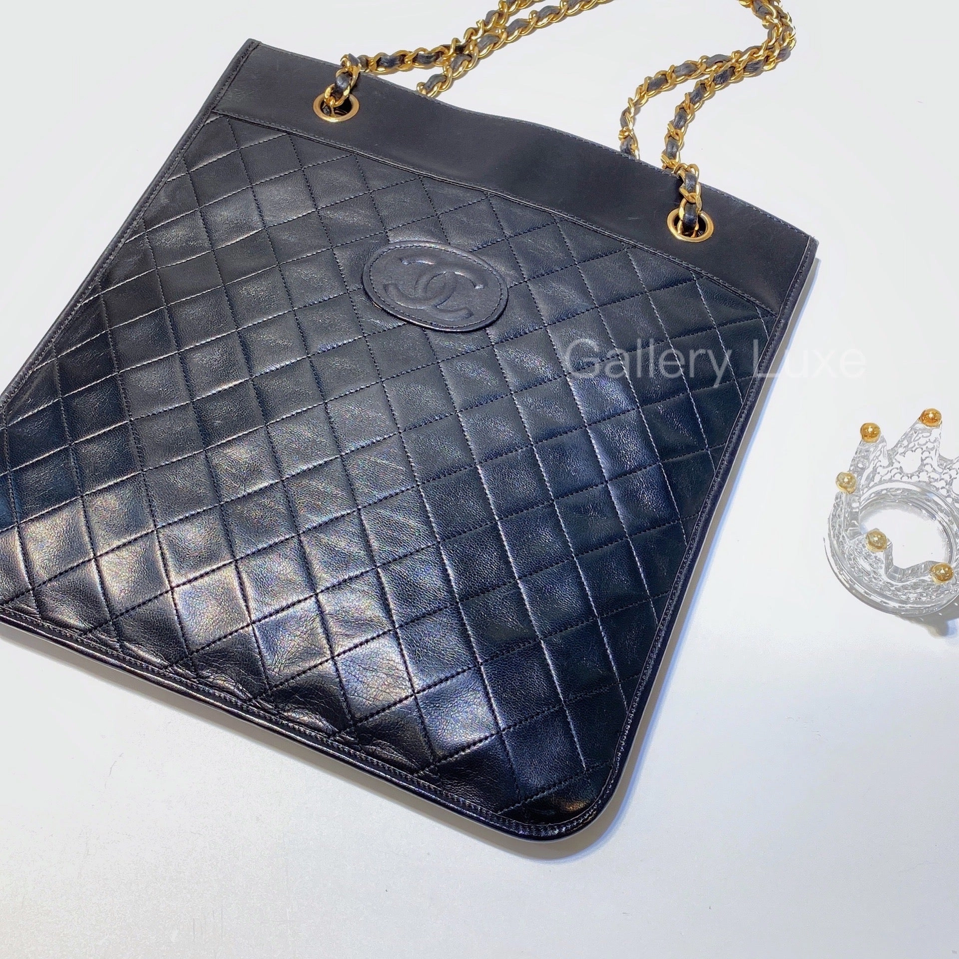 No.2842-Chanel Vintage Lambskin Chain Shoulder Bag