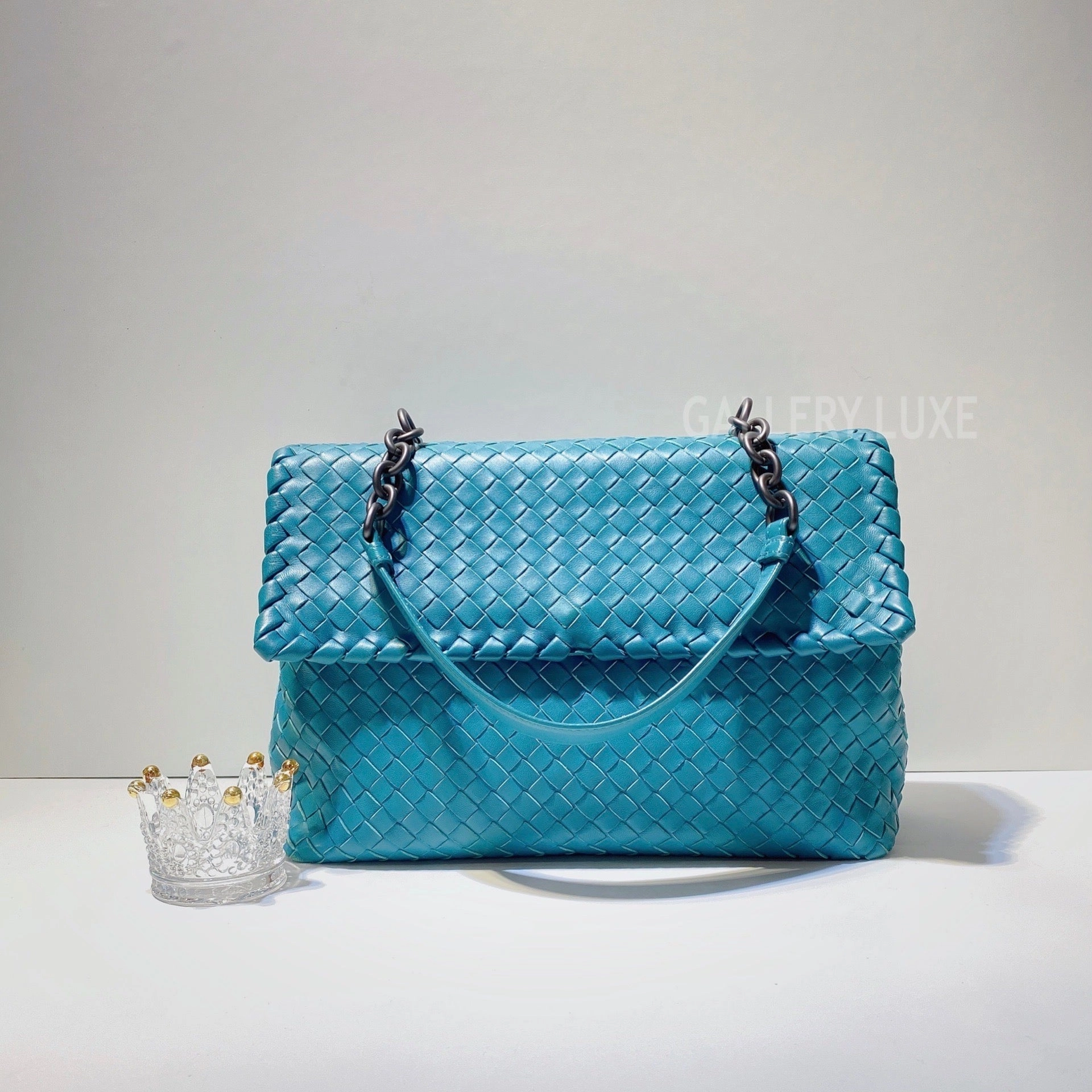 No.2968-Bottega Veneta Intrecciato Shoulder Bag