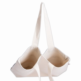 Novica Handmade Heres To Earth Cotton Wine Bottle Bag