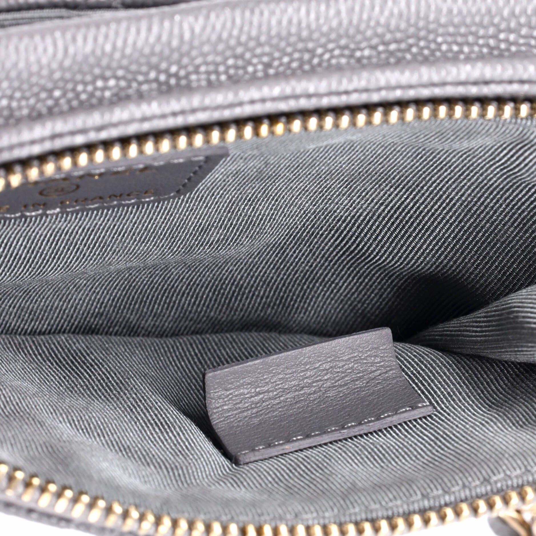 O Phone Holder Crossbody Bag Quilted Caviar
