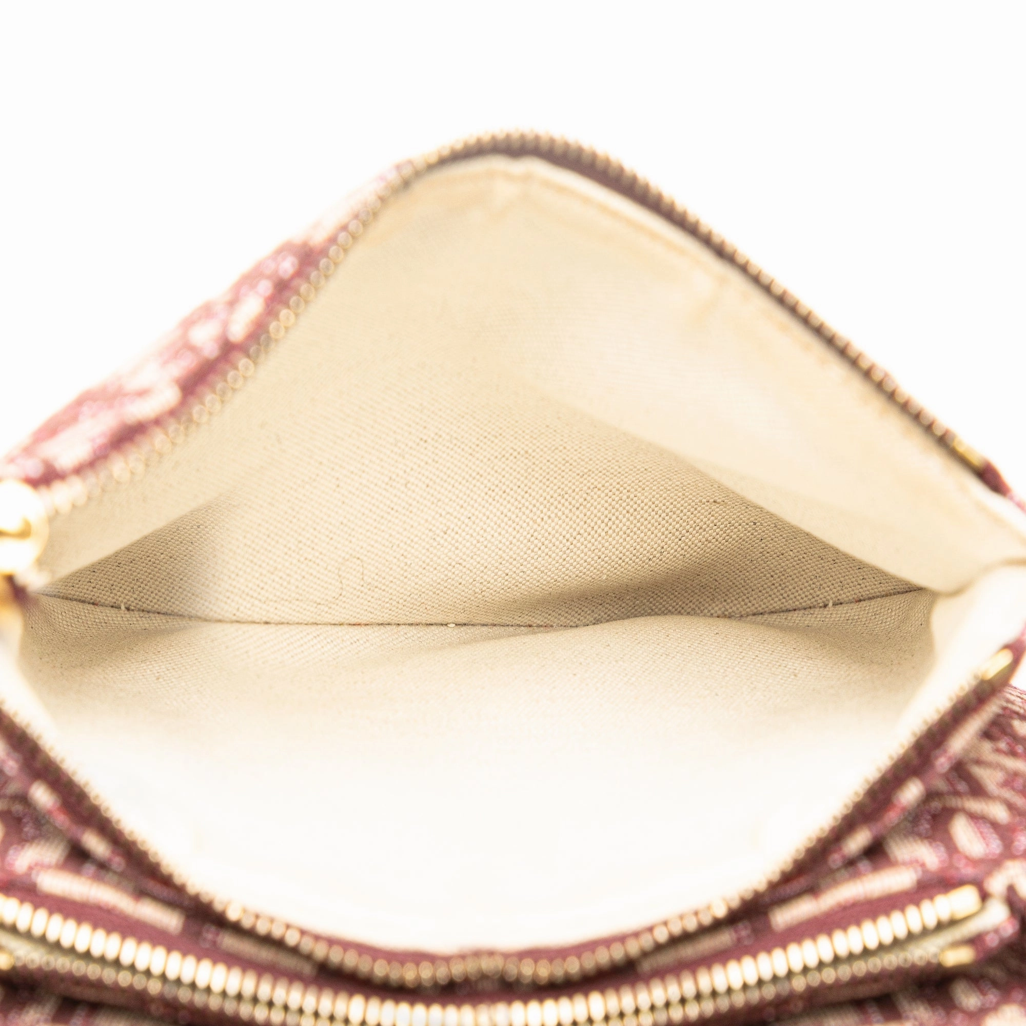 Oblique Canvas Saddle Triple Zip Crossbody