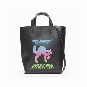 Off-White Black Leather Shoulder Men's Bag