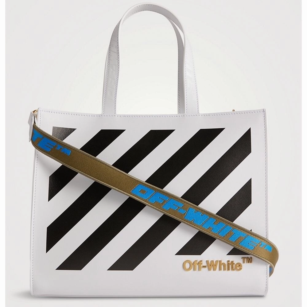 Off-White White Leather Crossbody Women's Bag