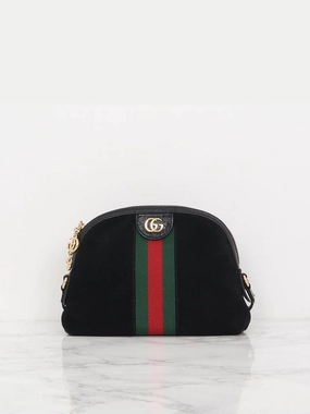 Ophidia GG suede small shoulder bag 499621
