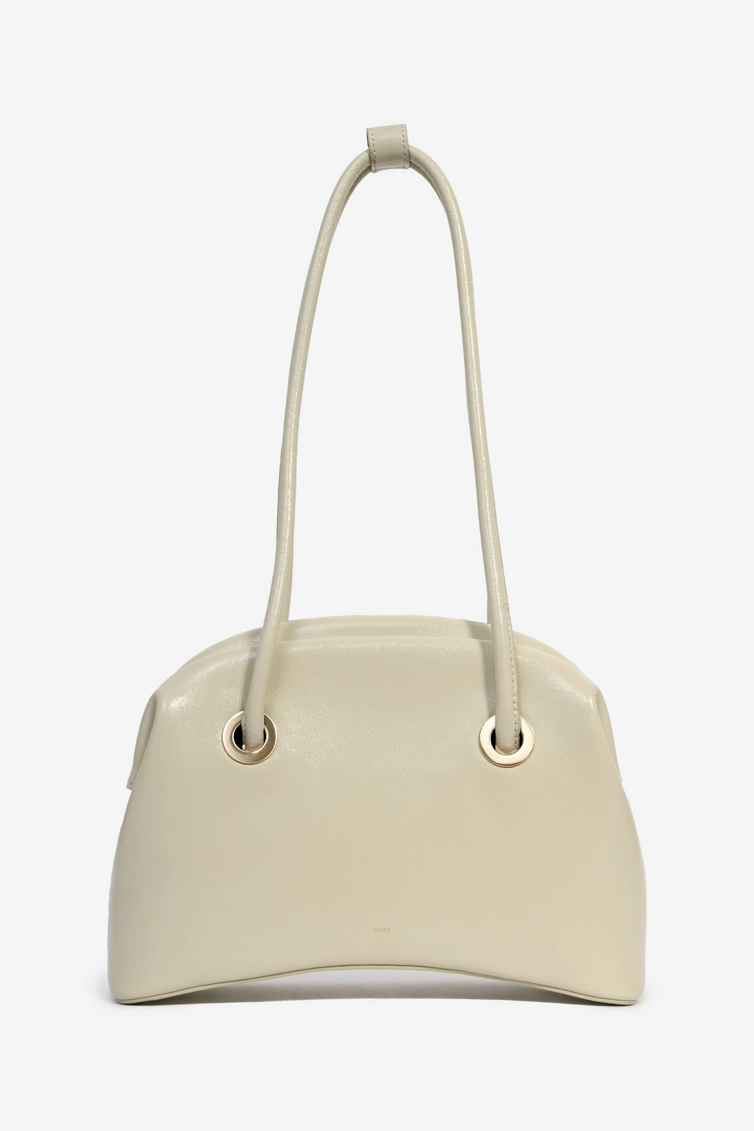 Osoi Beige Magnetic Shoulder Bag