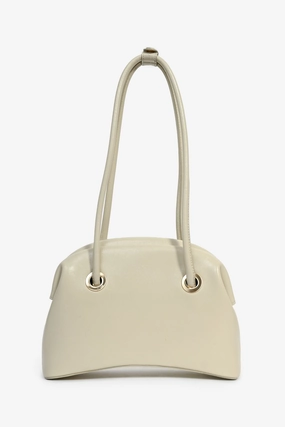 Osoi Beige Magnetic Shoulder Bag