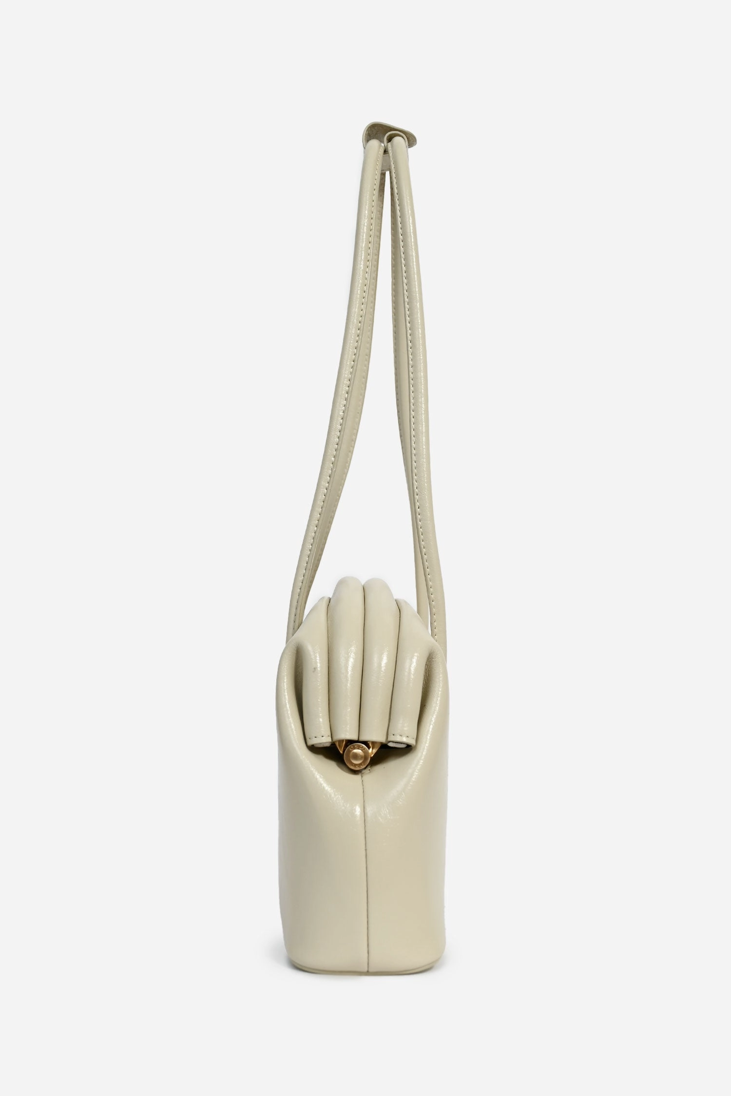 Osoi Beige Magnetic Shoulder Bag