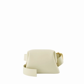 Pecan Brot Hobo Bag - Cream - Leather