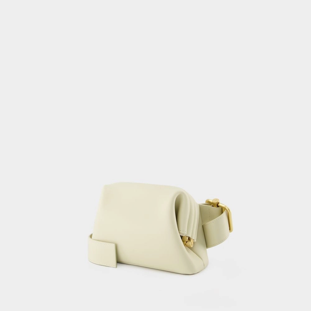 Pecan Brot Hobo Bag - Cream - Leather