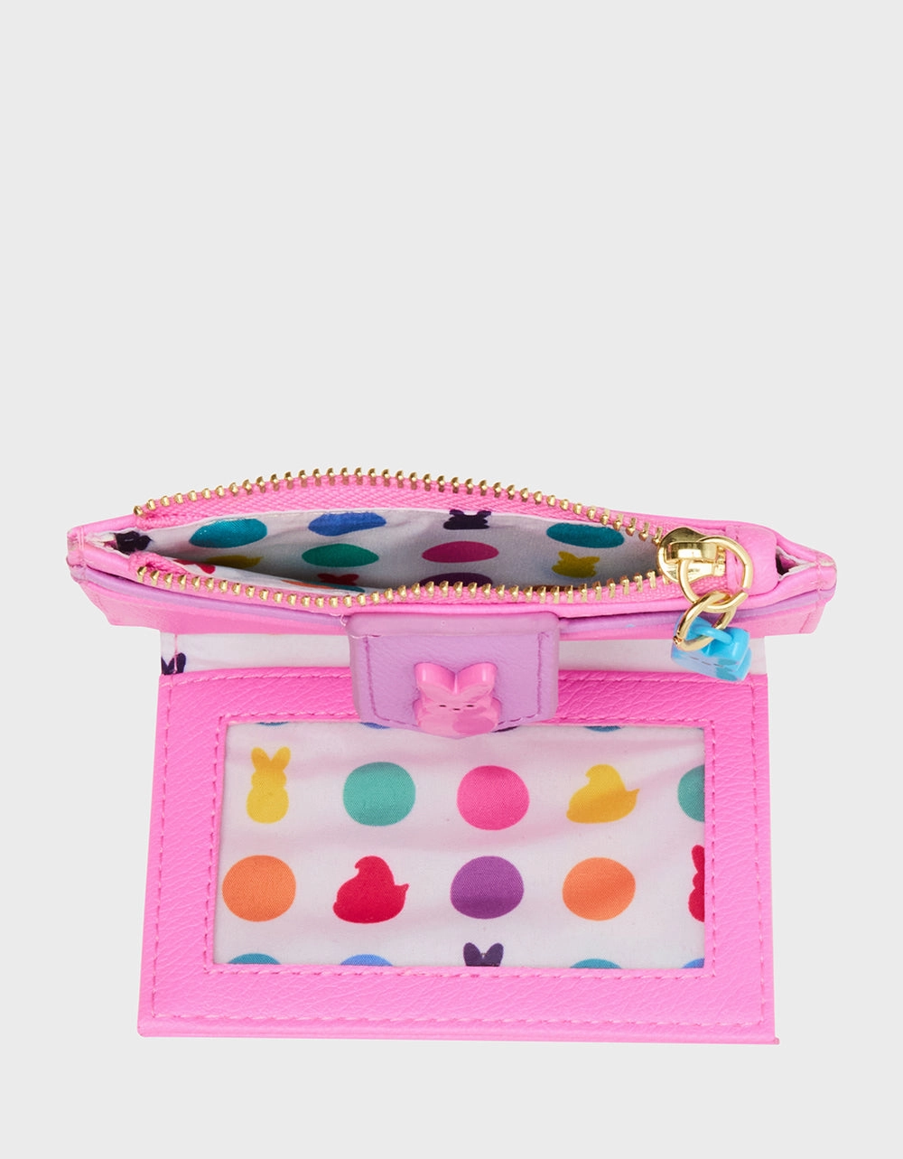 PEEPS BIFOLD WALLET PINK MULTI