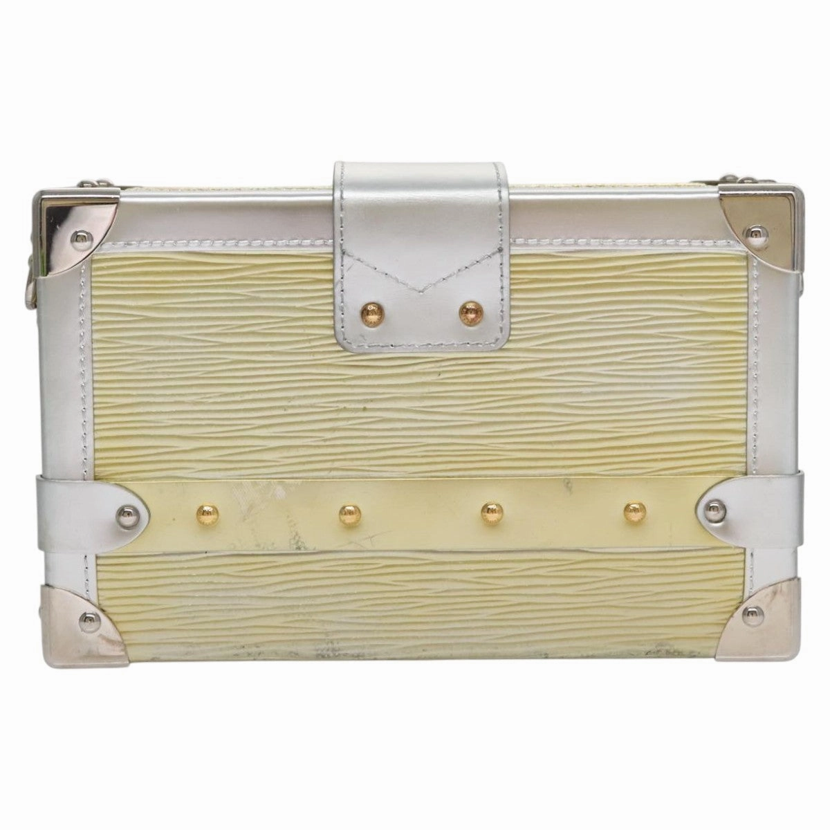 Petit Malle Leather Shoulder Bag with Strap