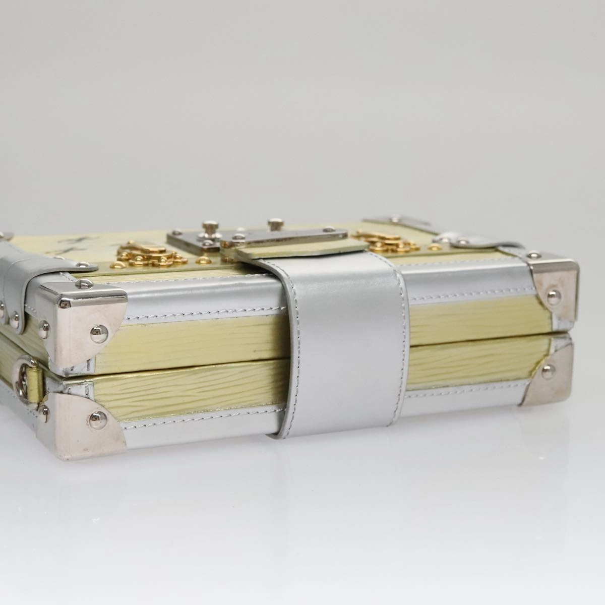 Petit Malle Leather Shoulder Bag with Strap